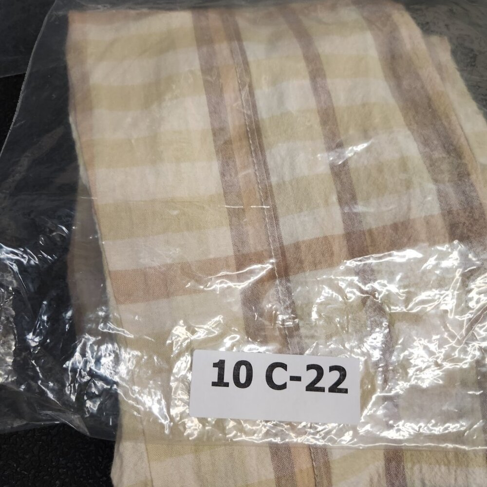 Free People Plaid Flare Pants Womens 0 Linen Blend Low Rise Retro Hippie Boho - Picture 16 of 16